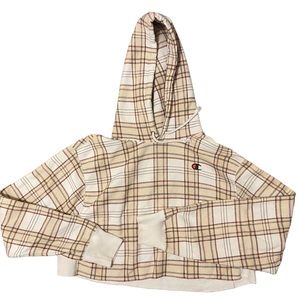 Cropped Champion reverse weave hoodie